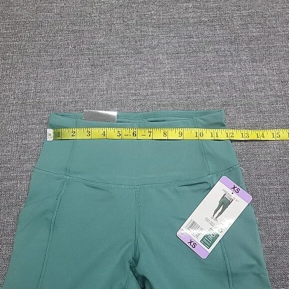 32 Degrees Cool Womens Capri Leggings Active Yoga Gym Pants X-Small Size Green - Picture 2 of 9